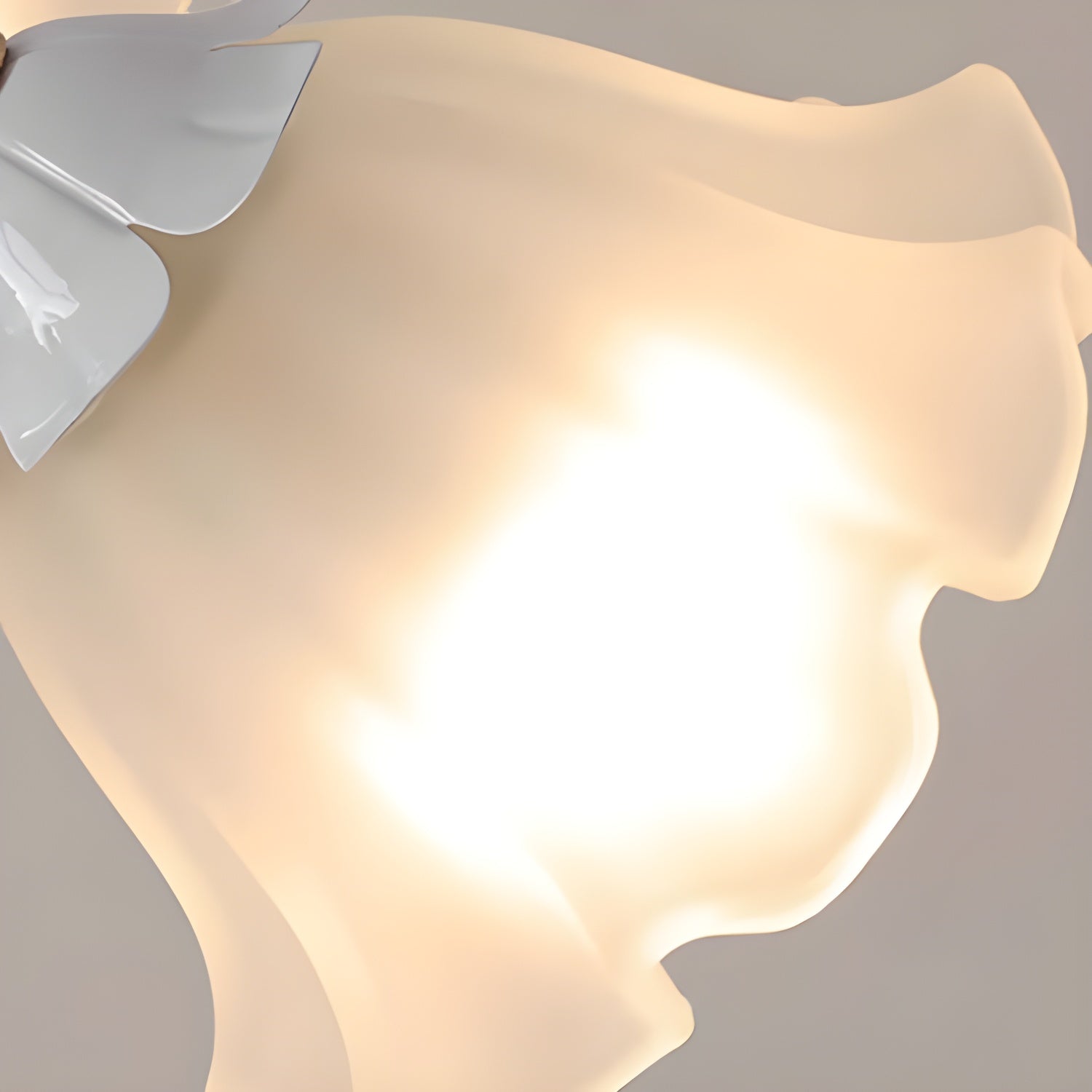 Modern Wood Semi-Flush Mount Ceiling Light with Geometric Design in Natural Color