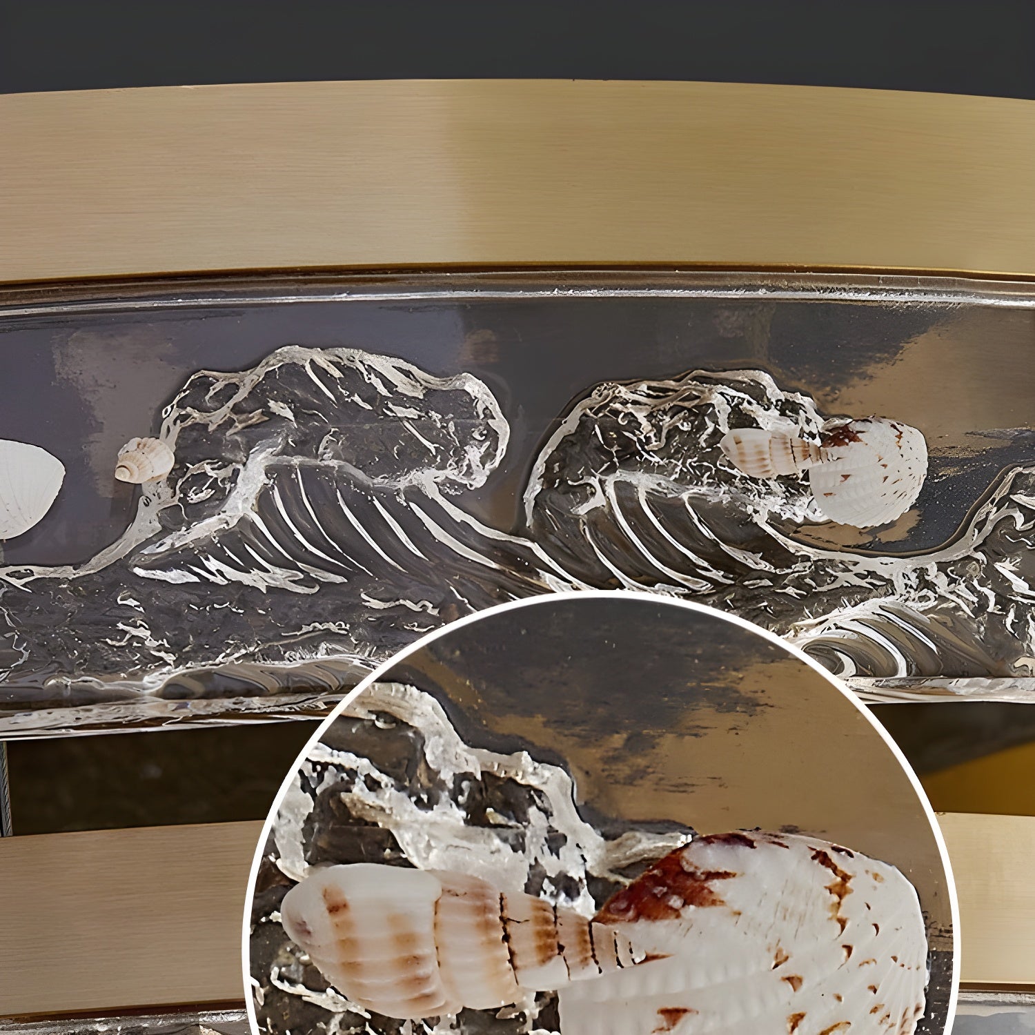 Modern Gold Cylinder Flush Mount Ceiling Light with Clear Crystal Shade