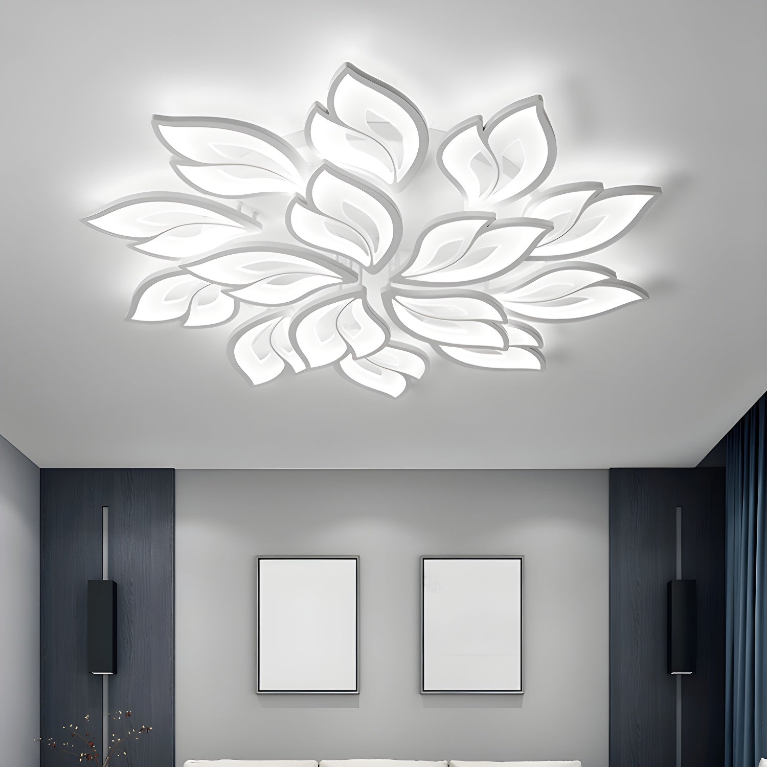 White LED Flush Mount Circle Ceiling Light for Modern and Stylish Homes
