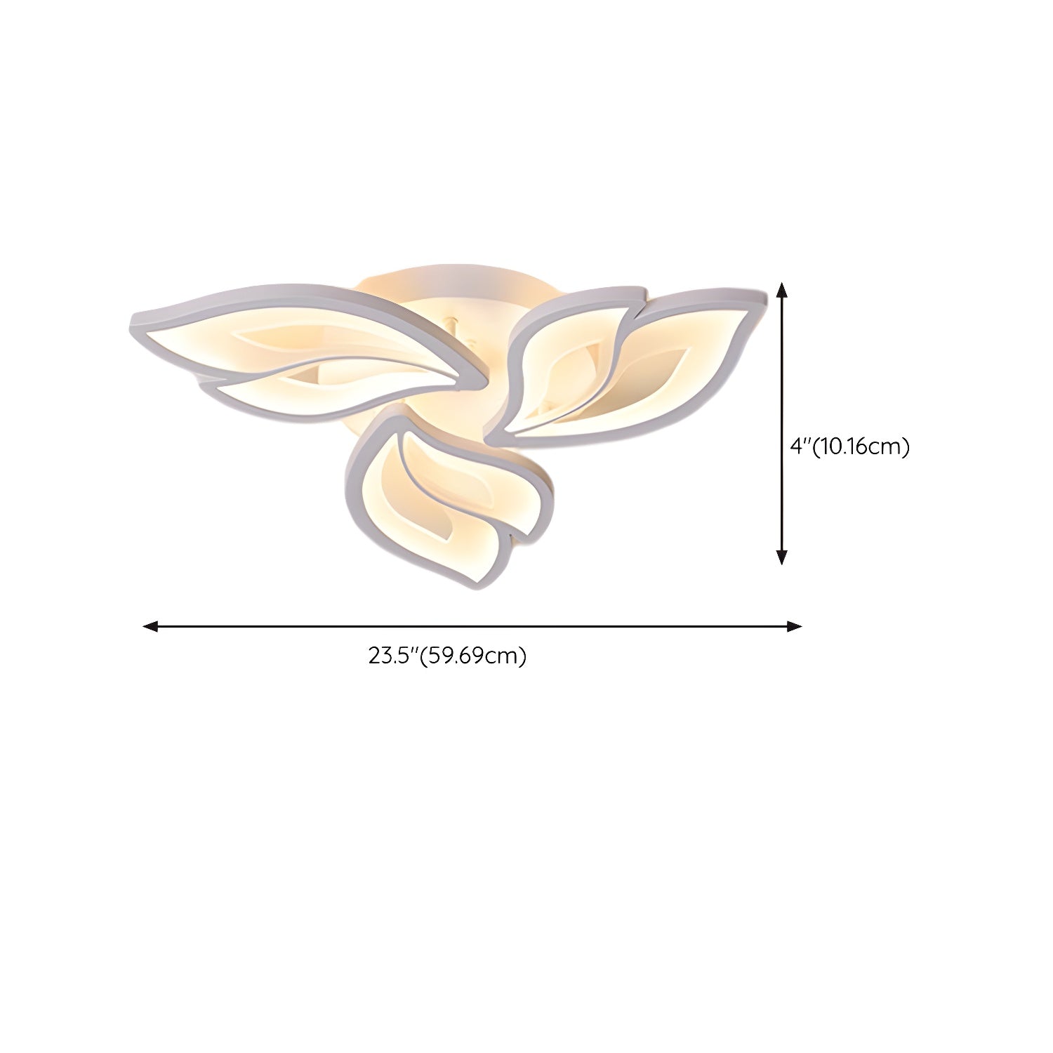 White LED Flush Mount Circle Ceiling Light for Modern and Stylish Homes