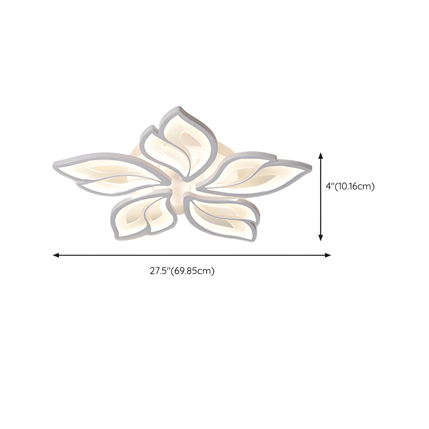 White LED Flush Mount Circle Ceiling Light for Modern and Stylish Homes