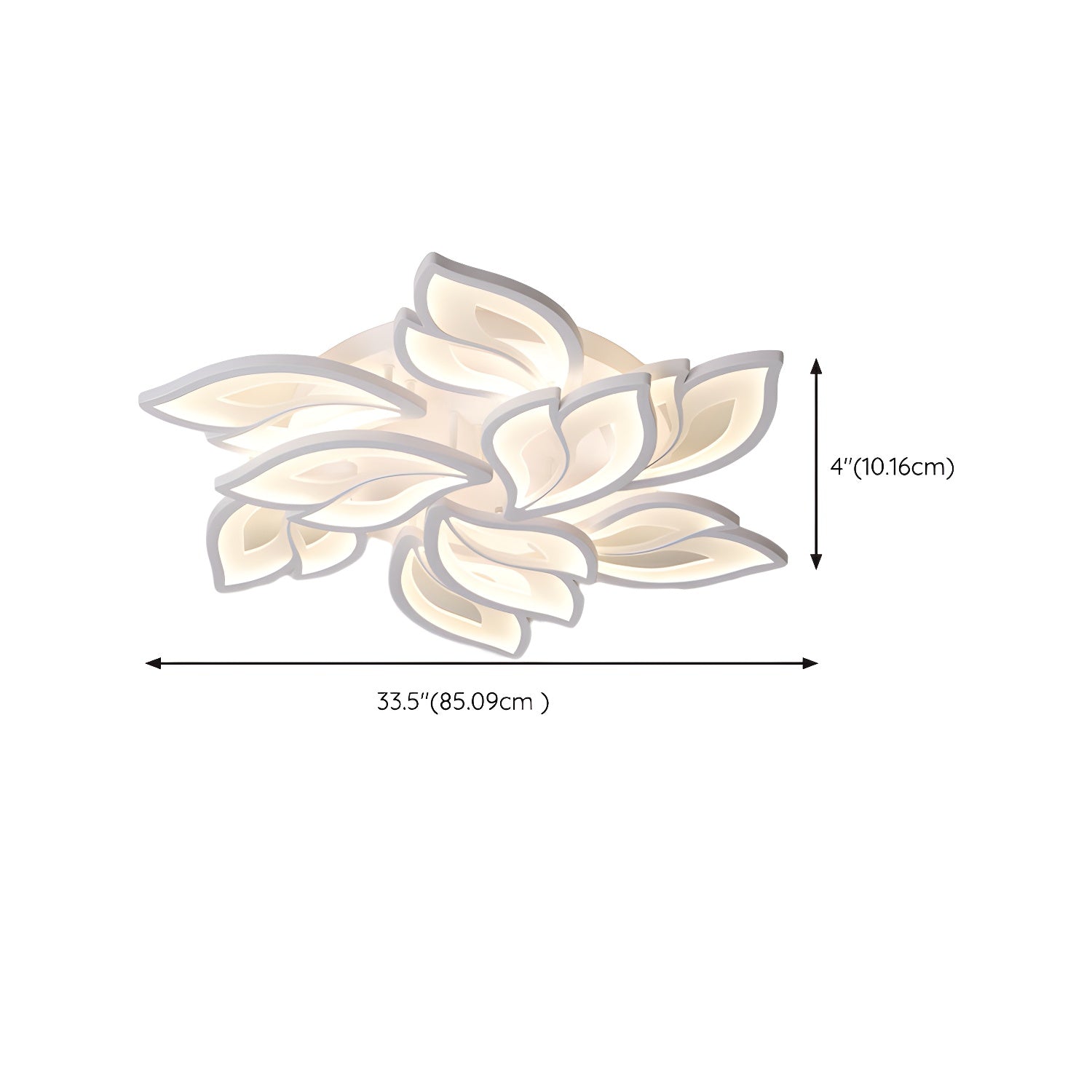 White LED Flush Mount Circle Ceiling Light for Modern and Stylish Homes