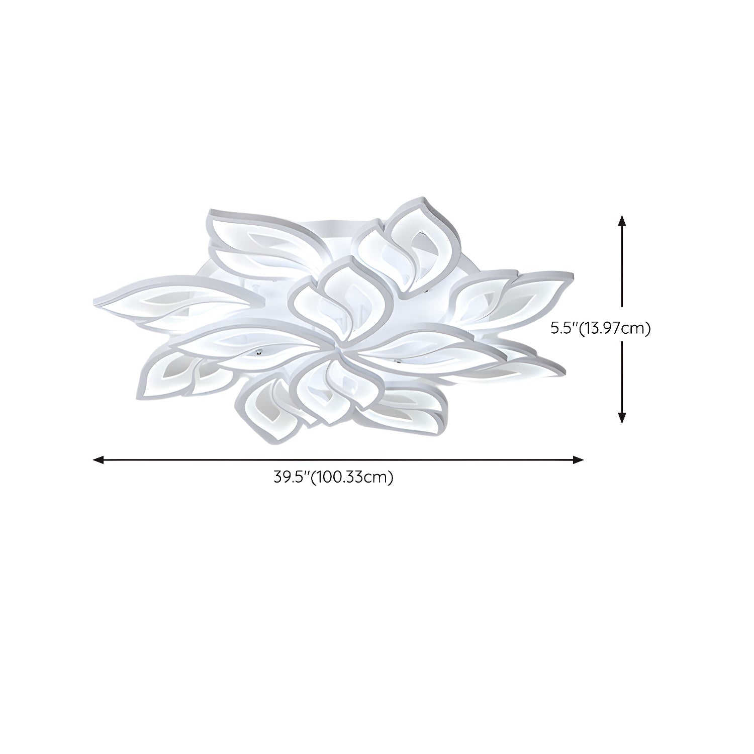 White LED Flush Mount Circle Ceiling Light for Modern and Stylish Homes