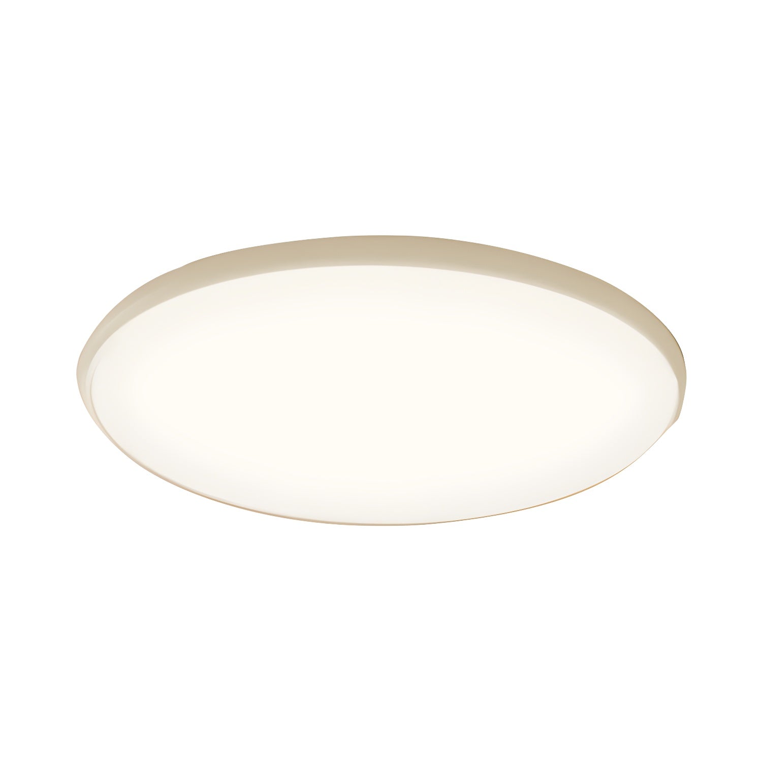 LED Flush Mount Ceiling Light in White with Acrylic Shade Modern Style