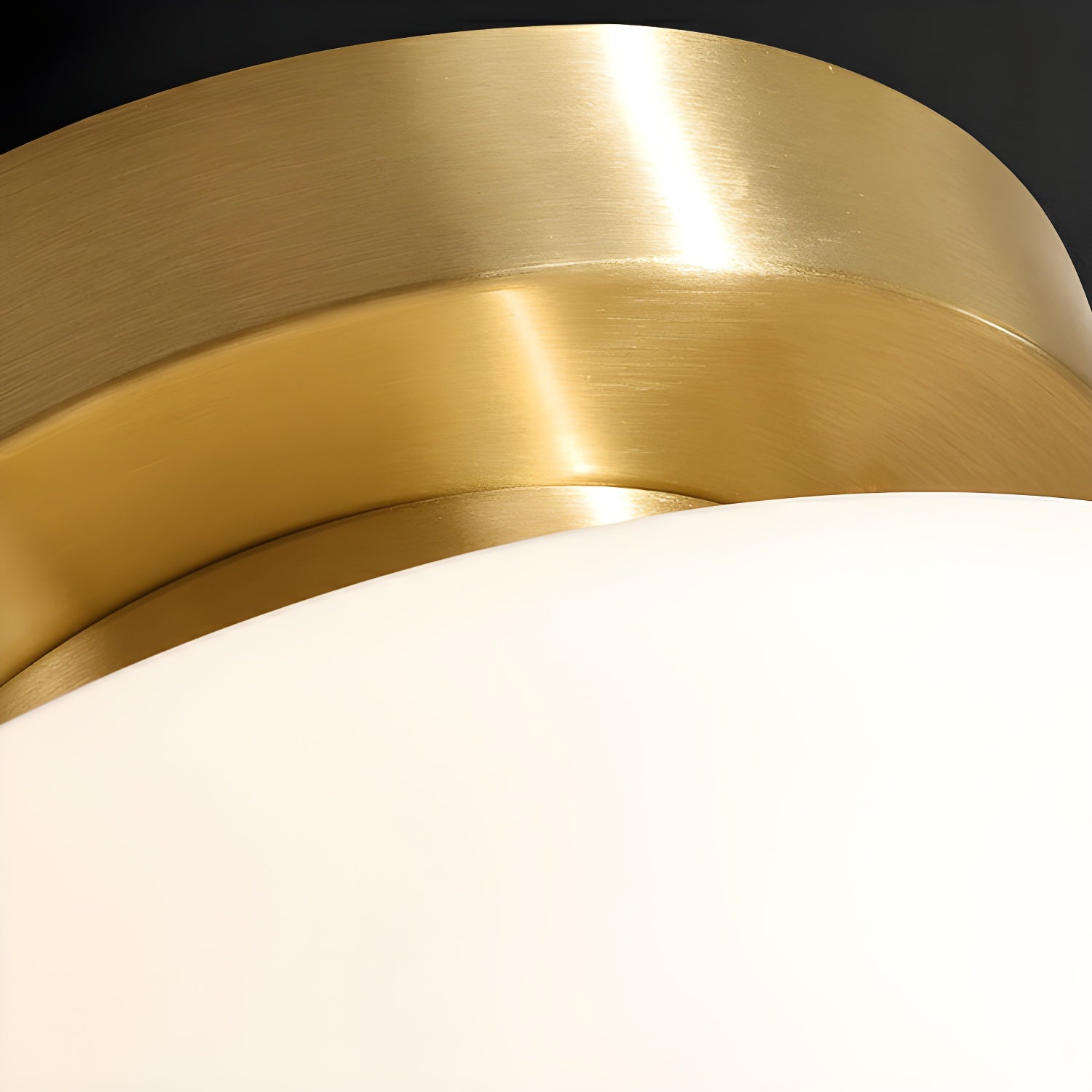 Sleek Cylinder Glass Semi-Flush Mount Ceiling Light Modern White Shade Design