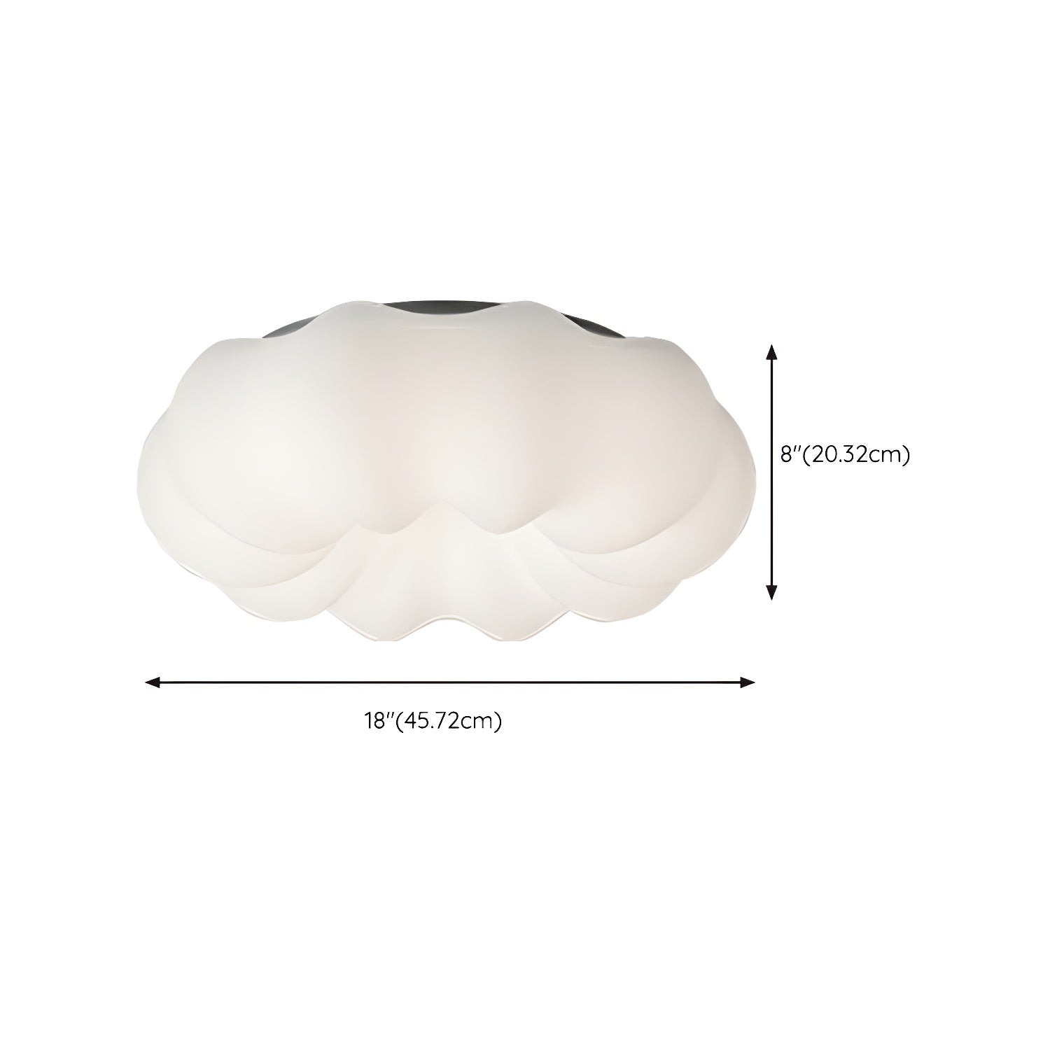 Elegant White Drum LED Flush Mount Modern Ambiance with Resin Shade