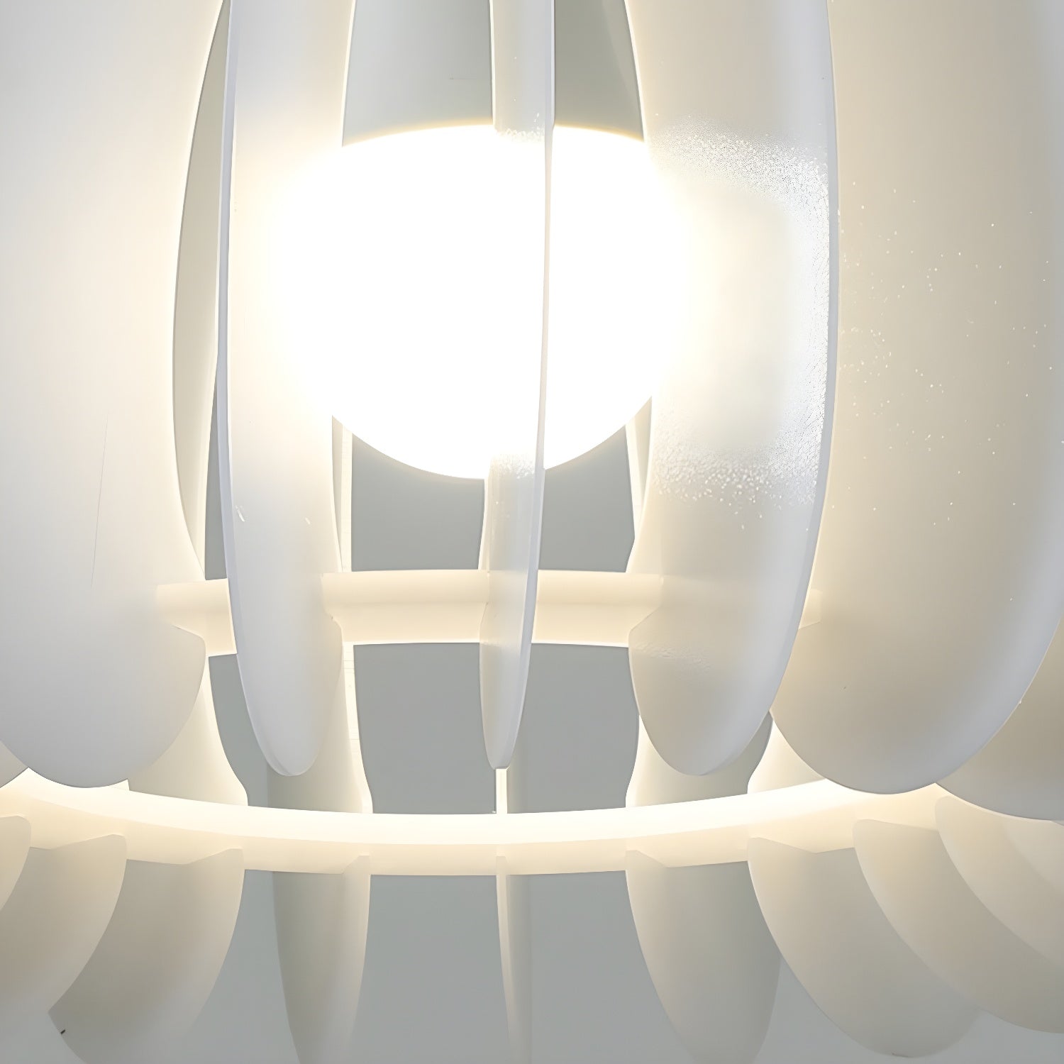 Modern Style White Drum Shape Ceiling Light for Residential Use