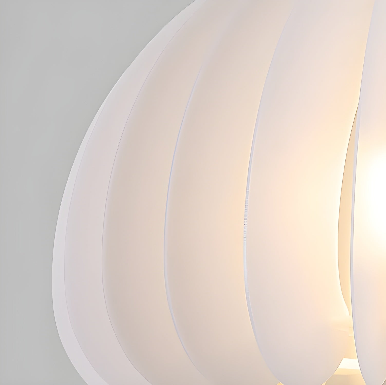 Modern Style White Drum Shape Ceiling Light for Residential Use