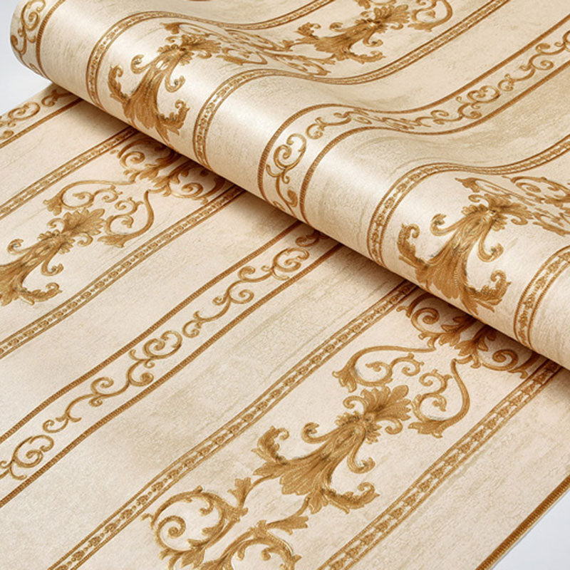 Water-Resistant Elegant Blossoms Wall Covering Retro Wallpaper Roll for Guest Room Decor Clearhalo 'Wall Decor' 'Wallpaper' 1037227