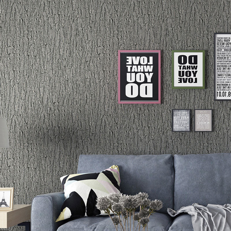 Nostalgic Wood Surface Wallpaper in Neutral Color Home Decorative Wall Covering, 20.5"W x 33'L Clearhalo 'Country wall decor' 'Rustic' 'Wallpaper' Wall Decor' 1049598