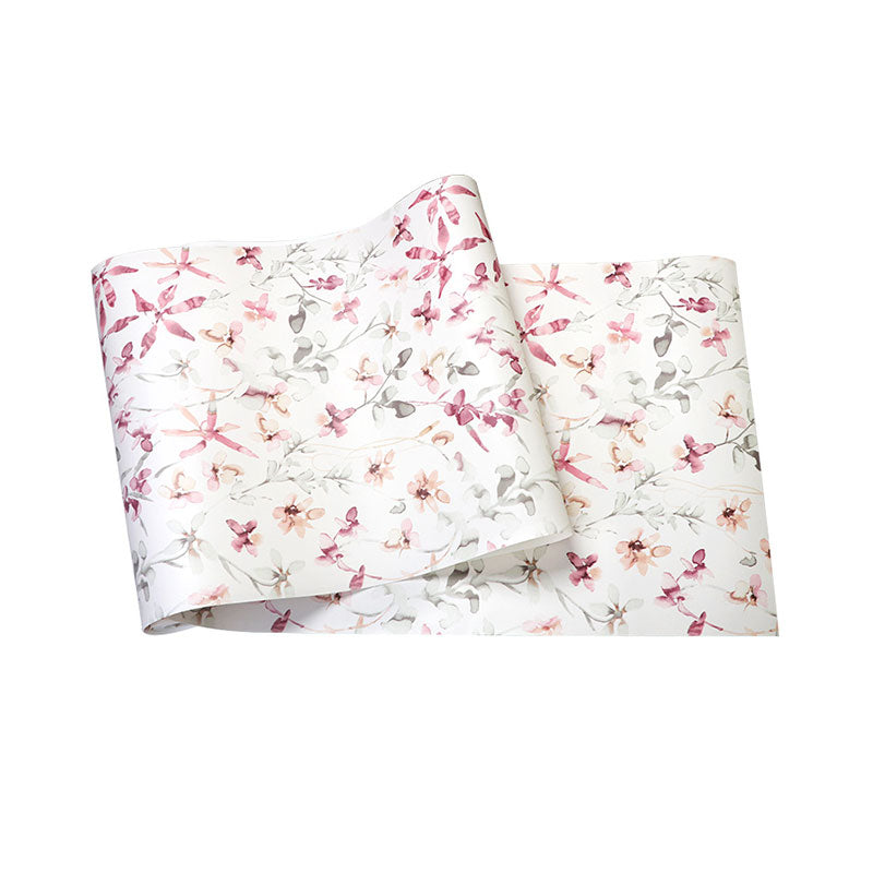 Entwined Leaves Wallpaper Roll for Guest Room Decoration in Neutral Color, 33'L x 20.5"W Clearhalo 'Country wall decor' 'Rustic' 'Wallpaper' Wall Decor' 1062236