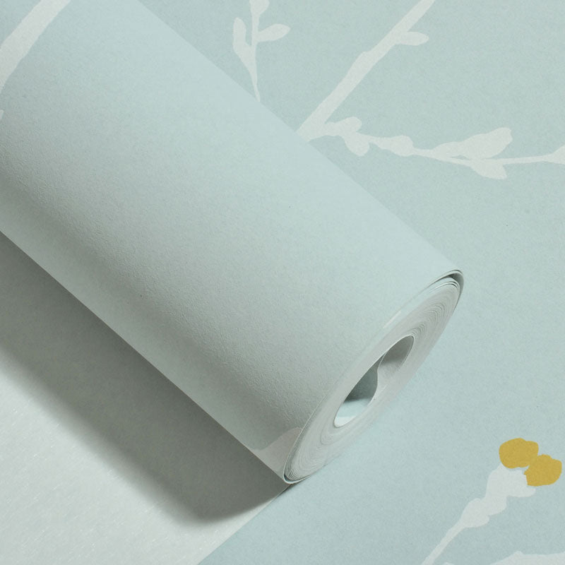 Countryside Wall Covering in Soft Color Branch Wallpaper Roll, 20.5-inch x 33-foot Clearhalo 'Country wall decor' 'Rustic' 'Wallpaper' Wall Decor' 1062254