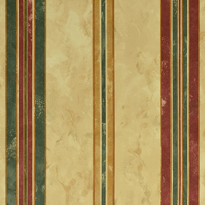 Retro Vertical Stripe Wallpaper Roll in Natural Color Home Decorative Wall Covering, 20.5" by 33' Clearhalo 'Country wall decor' 'Rustic' 'Wallpaper' Wall Decor' 1063272