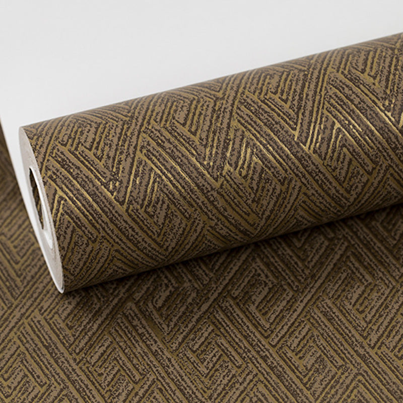 Color Block Wallpaper Roll in Neutral Color Non-Woven Material Wall Covering for Bedroom, 33' x 20.5" Clearhalo 'Modern wall decor' 'Modern' 'Wallpaper' Wall Decor' 1116731