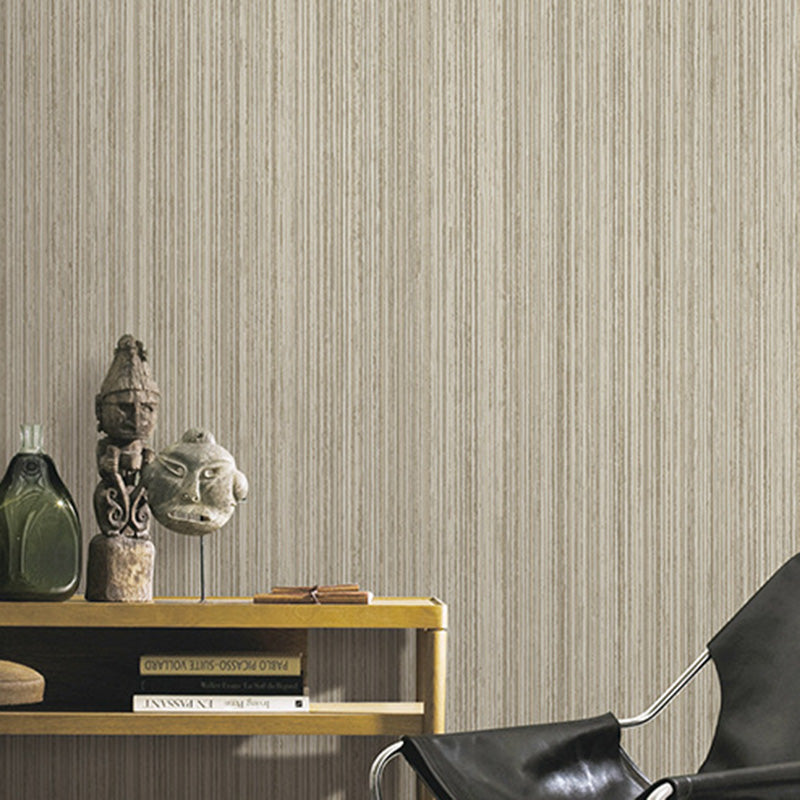 Water-Resistant Latitudinal Stripe Wallpaper Non-Woven Fabric Modern Wall Covering for Dining Room Yellow Clearhalo 'Modern wall decor' 'Modern' 'Wallpaper' Wall Decor' 1116835