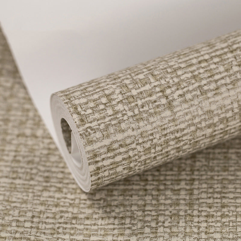 Water-Resistant Linen Surface Wallpaper Roll Non-Woven Fabric Simple Wall Decor for Bedroom Clearhalo 'Modern wall decor' 'Modern' 'Wallpaper' Wall Decor' 1124190