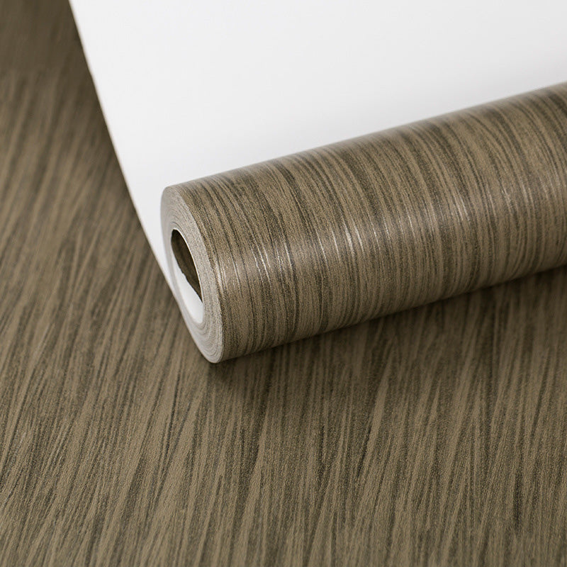 Textured Wallpaper Roll for Guest Room Decoration in Natural Color, 20.5" by 33', Non-Pasted Coffee Clearhalo 'Modern wall decor' 'Modern' 'Wallpaper' Wall Decor' 1124318