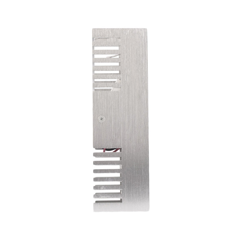 Slotted Aluminum Sconce Lamp Modern Brushed Silver LED Wall Lighting Fixture in Multicolored Light Clearhalo 'Cast Iron' 'Glass' 'Industrial' 'Modern wall lights' 'Modern' 'Tiffany' 'Traditional wall lights' 'Wall Lamps & Sconces' 'Wall Lights' Lighting' 1125832