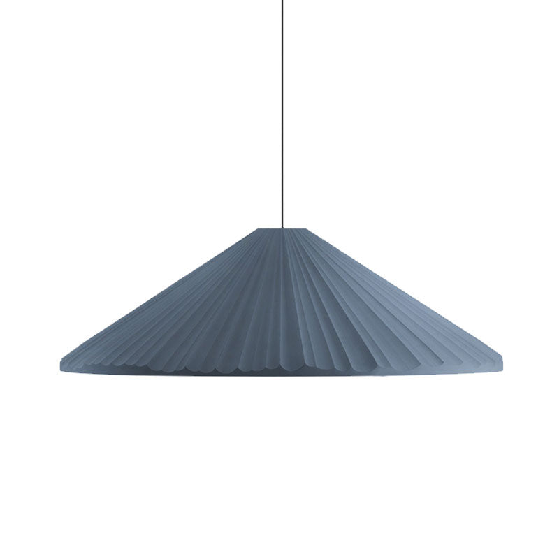 White/Pink/Blue Ribbed Cone Pendant Light Nordic Style 1 Light Living Room Hanging Lamp, 8"/12.5"/16" Diameter Clearhalo 'Art Deco Pendants' 'Cast Iron' 'Ceiling Lights' 'Ceramic' 'Crystal' 'Industrial Pendants' 'Industrial' 'Metal' 'Middle Century Pendants' 'Modern Pendants' 'Modern' 'Pendant Lights' 'Pendants' 'Tiffany' Lighting' 1126867