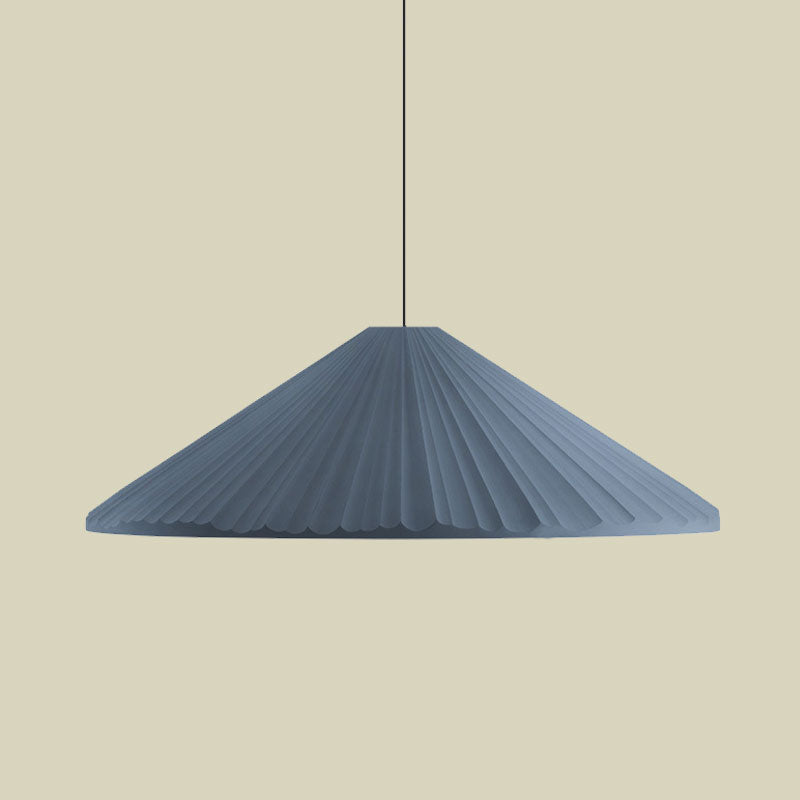 White/Pink/Blue Ribbed Cone Pendant Light Nordic Style 1 Light Living Room Hanging Lamp, 8"/12.5"/16" Diameter Clearhalo 'Art Deco Pendants' 'Cast Iron' 'Ceiling Lights' 'Ceramic' 'Crystal' 'Industrial Pendants' 'Industrial' 'Metal' 'Middle Century Pendants' 'Modern Pendants' 'Modern' 'Pendant Lights' 'Pendants' 'Tiffany' Lighting' 1126868