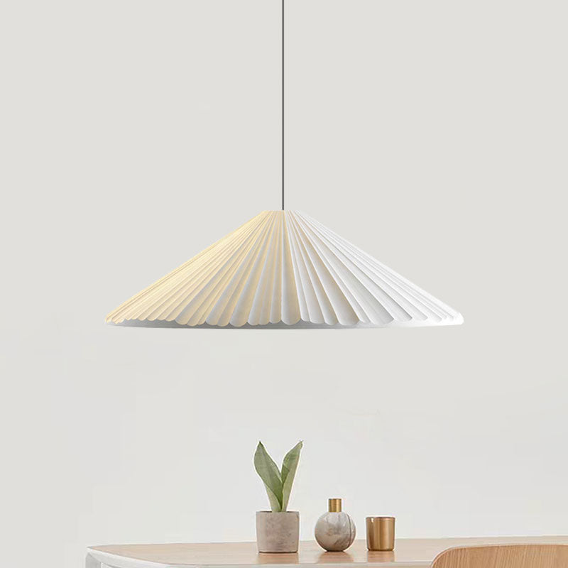 White/Pink/Blue Ribbed Cone Pendant Light Nordic Style 1 Light Living Room Hanging Lamp, 8"/12.5"/16" Diameter Clearhalo 'Art Deco Pendants' 'Cast Iron' 'Ceiling Lights' 'Ceramic' 'Crystal' 'Industrial Pendants' 'Industrial' 'Metal' 'Middle Century Pendants' 'Modern Pendants' 'Modern' 'Pendant Lights' 'Pendants' 'Tiffany' Lighting' 1126870