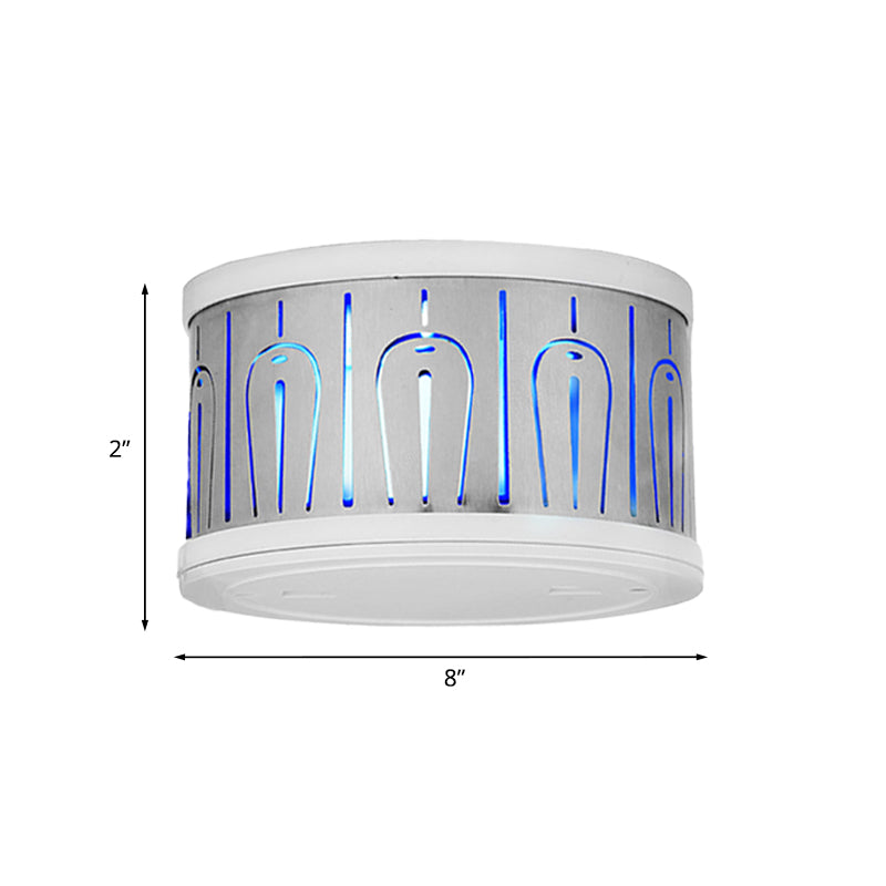 Modern Style LED Wall Lamp White Hollowed Out Peacock Feather Sconce Lighting with Iron Shade, RGB Color Light Clearhalo 'Cast Iron' 'Glass' 'Industrial' 'Modern wall lights' 'Modern' 'Tiffany' 'Traditional wall lights' 'Wall Lamps & Sconces' 'Wall Lights' Lighting' 1136806