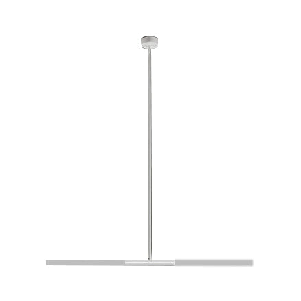 Acrylic Tubular Chandelier Modern 2/4/6 Lights Black/White/Gold Ceiling Pendant in Warm/White Light 2 White Clearhalo 'Ceiling Lights' 'Chandeliers' 'Modern Chandeliers' 'Modern' Lighting' 115947