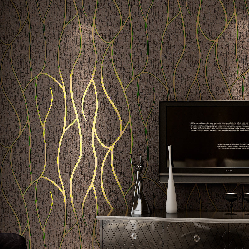 Textured Wall Covering Abstract Pastel Color Contemporary Flock Wallpaper for Bedroom Coffee Clearhalo 'Modern wall decor' 'Modern' 'Wallpaper' Wall Decor' 1184835