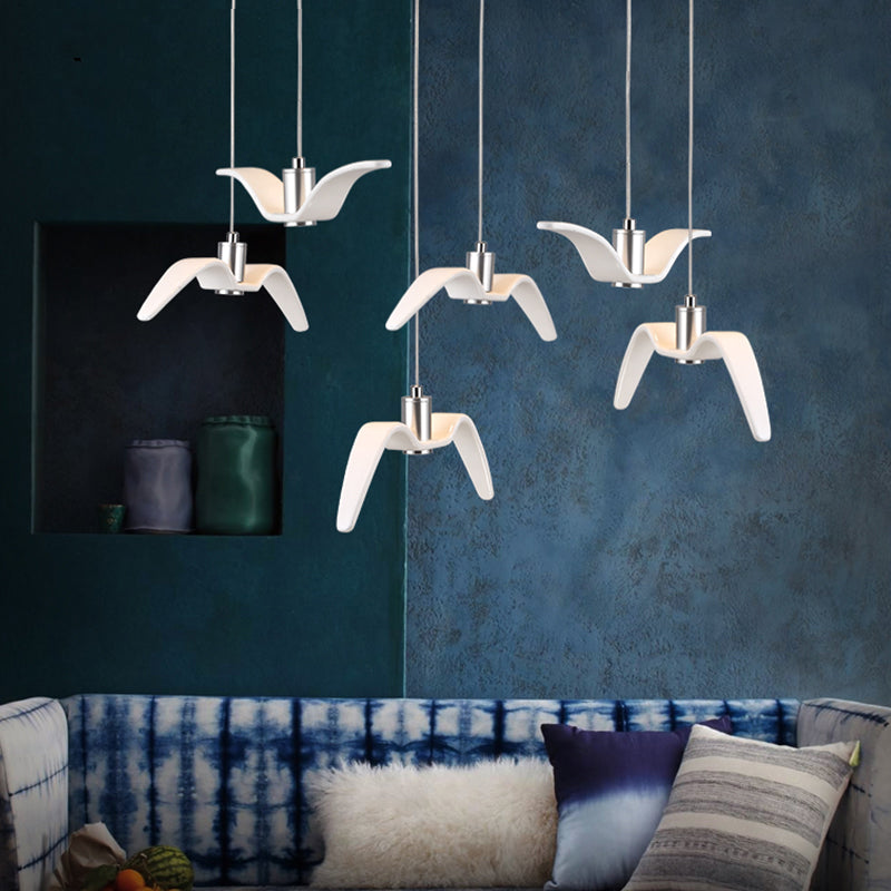 Modern Metal Pendant Lighting, Seagull Ceiling Light Fixture Clearhalo 'Ceiling Lights' 'Modern Pendants' 'Modern' 'Pendant Lights' 'Pendants' Lighting' 119134
