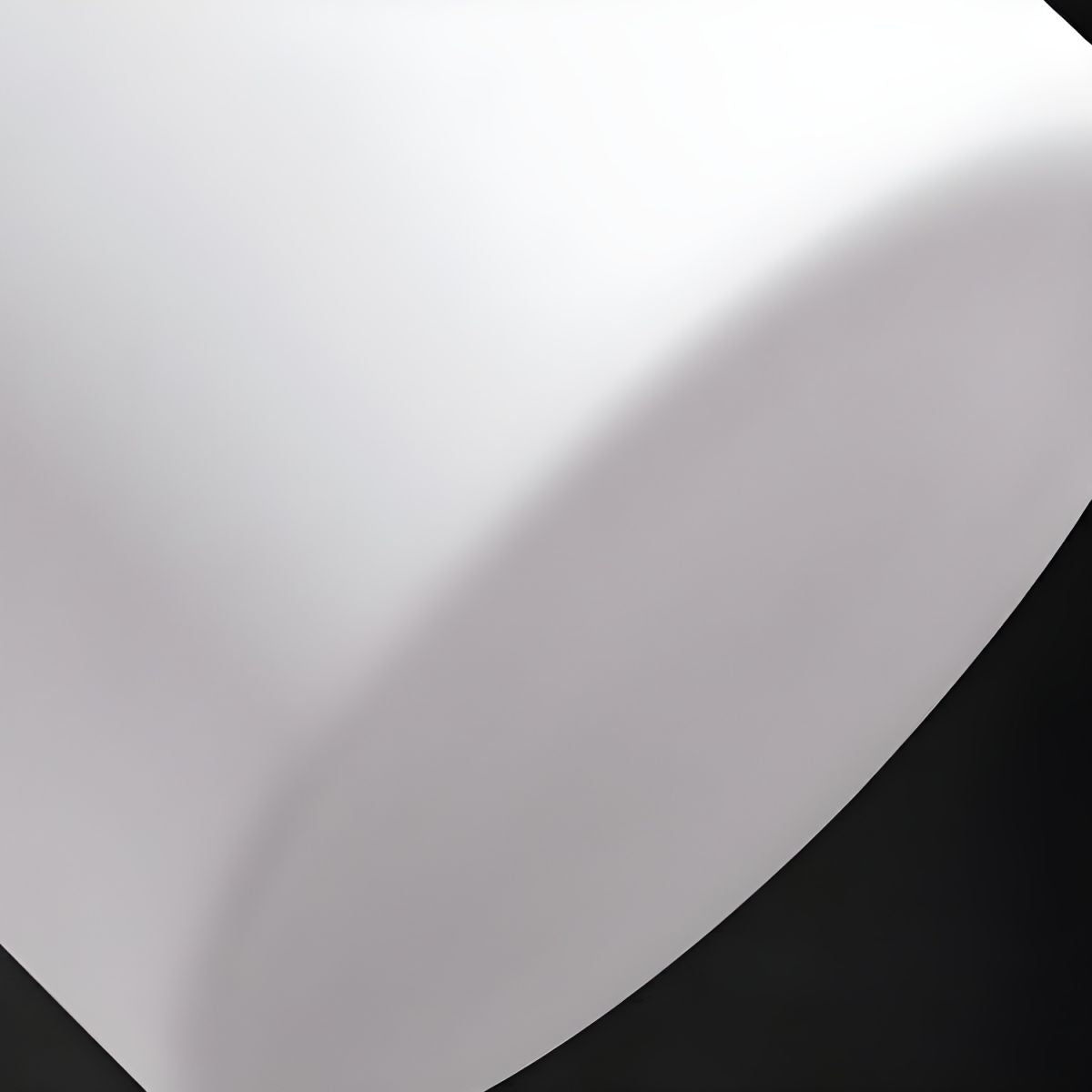 Sleek Cylinder Glass Semi-Flush Mount Ceiling Light Modern White Shade Design