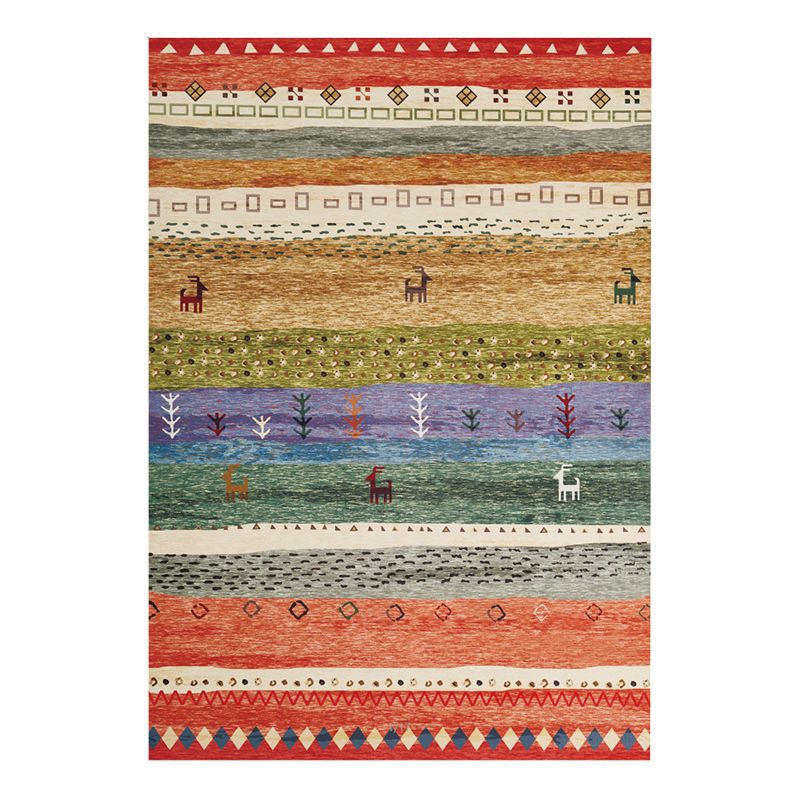 Retro Bohemian Carpet Indoor Carpet Stain Resistant Carpet for Living Room