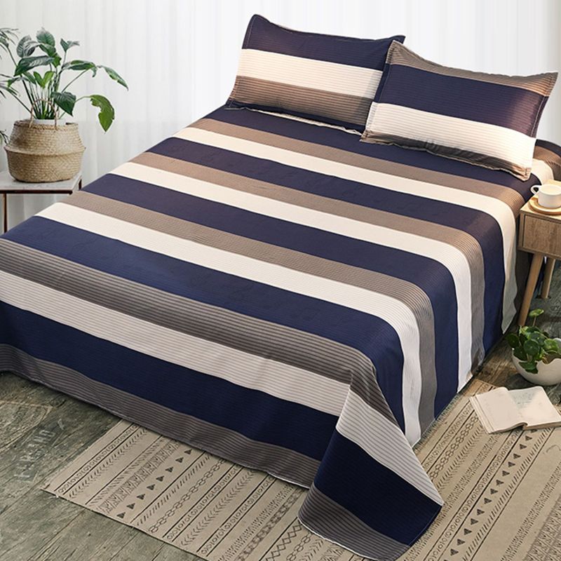 Cartoon Painting Bed Sheet Polyester Breathable Fade Resistant Soft