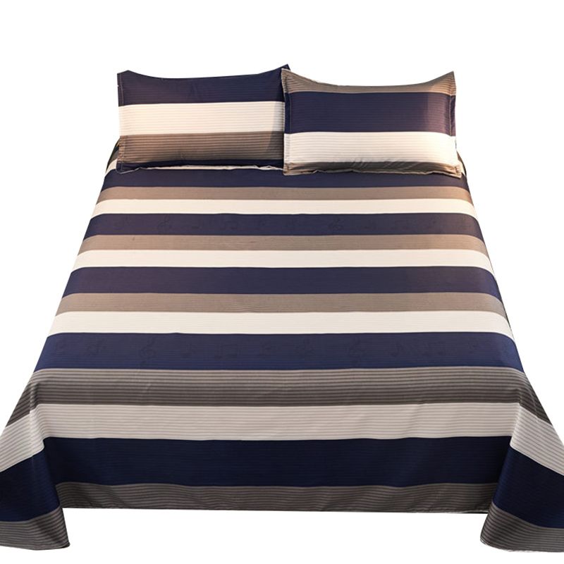 Cartoon Painting Bed Sheet Polyester Breathable Fade Resistant Soft