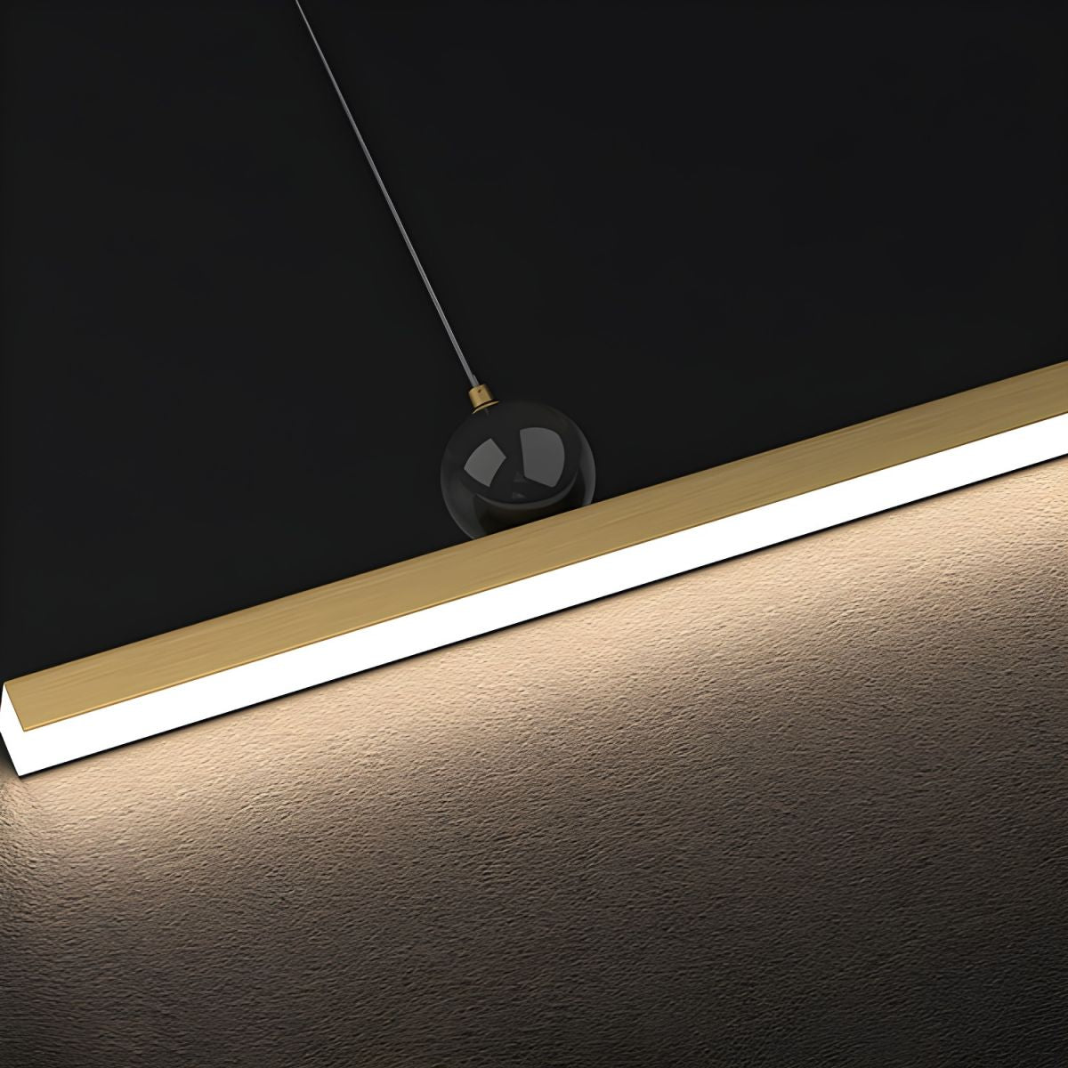 Modern Island Pendant Light with Metal Shade and Adjustable Hanging Length