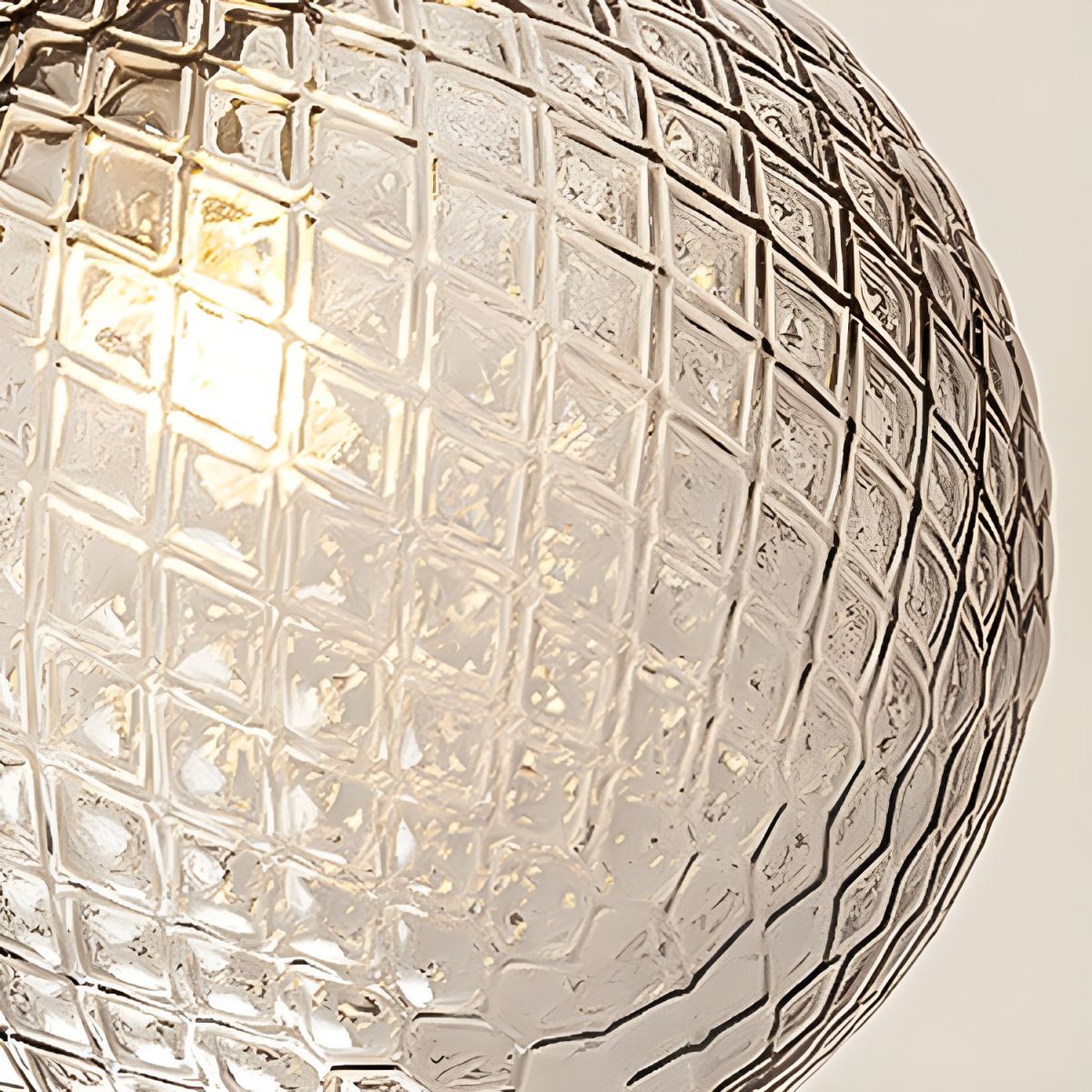 Modern Black Globe Flush Mount Ceiling Light with Glass Shade