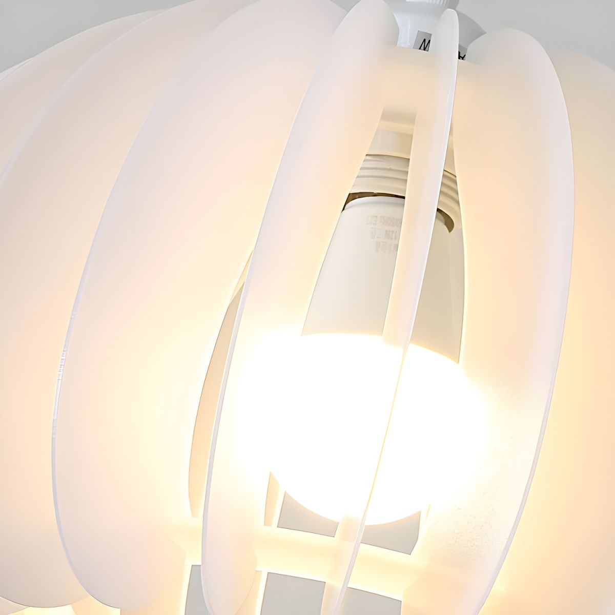 Modern Style White Drum Shape Ceiling Light for Residential Use