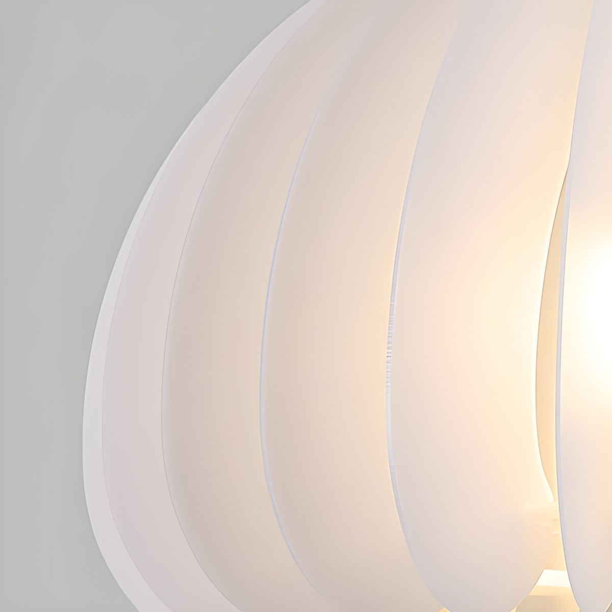 Modern Style White Drum Shape Ceiling Light for Residential Use