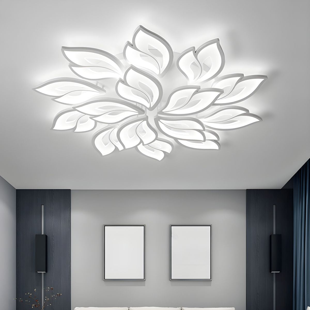 White LED Flush Mount Circle Ceiling Light for Modern and Stylish Homes