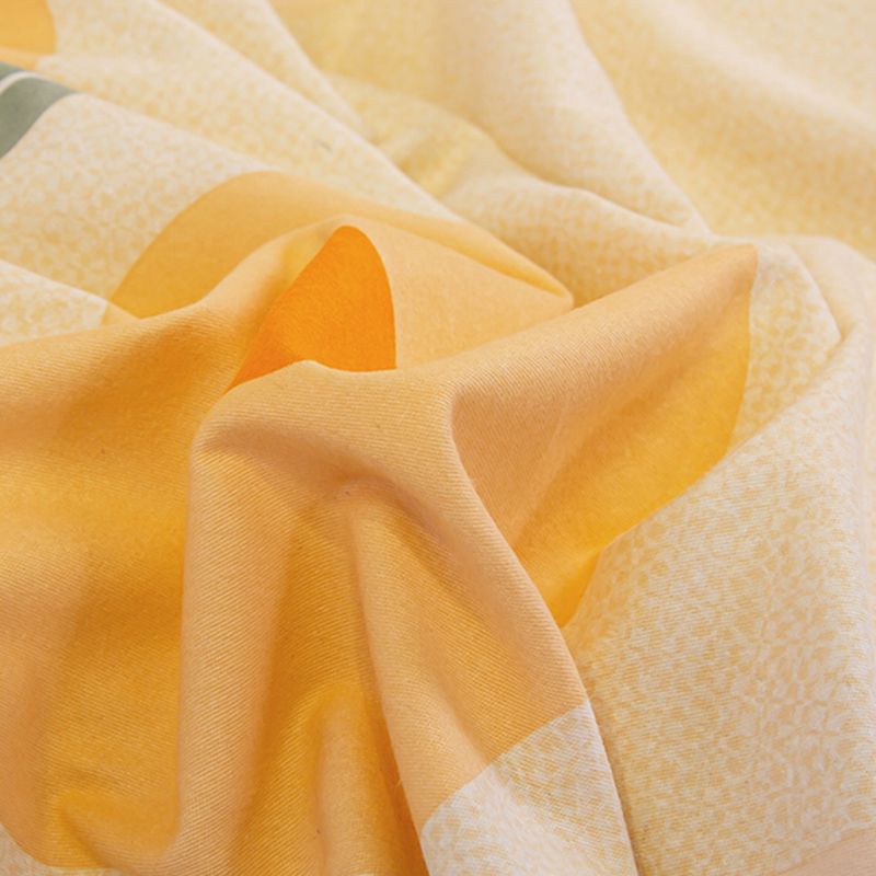 Sheet Set Cotton Floral Printed Breathable Ultra Soft Wrinkle Resistant Bed Sheet Set