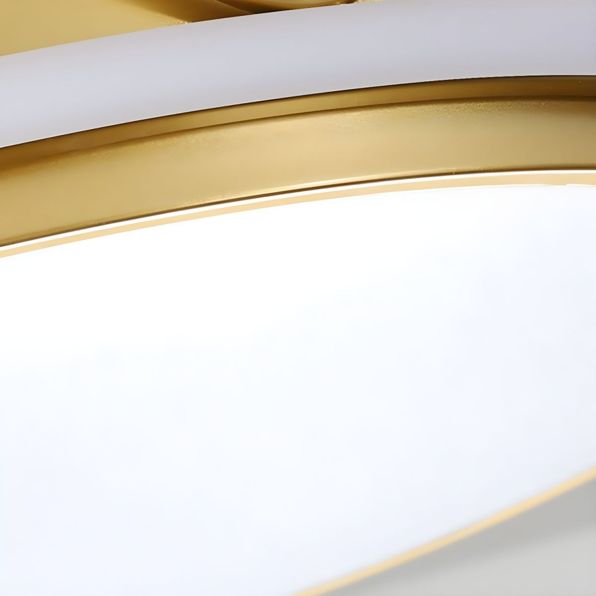 Modern LED Drum Semi-Flush Ceiling Light with White Acrylic Shade for Residential Use
