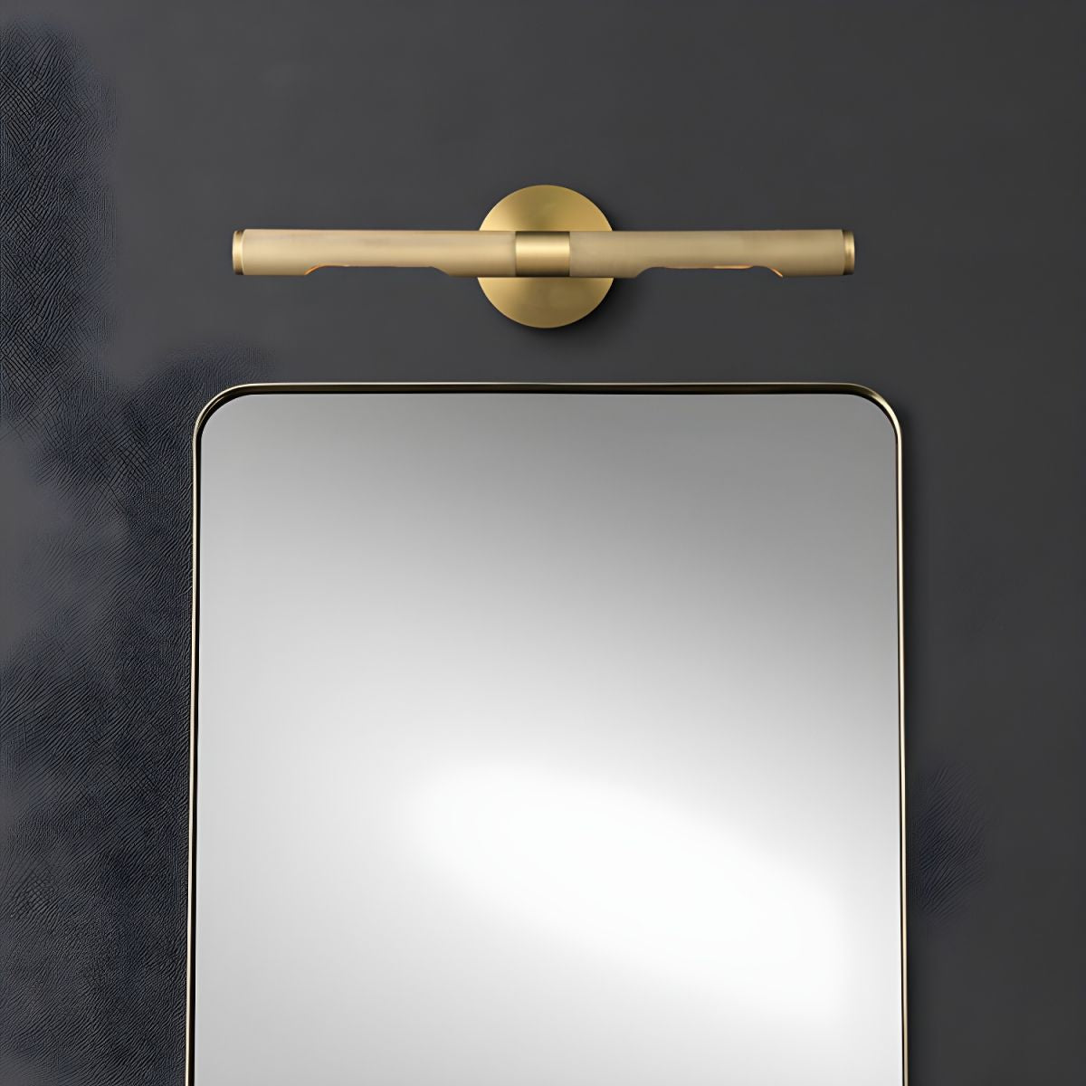 Modern Simple Metal Vanity Light Cylinder Shape 2-Lights for Shower Room