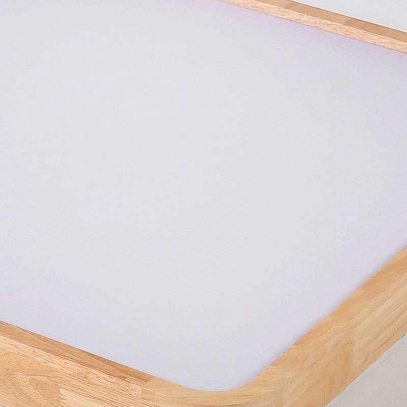 Contemporary LED Ceiling Light Geometric Wooden Flush Mount Light Fixture for Bedroom