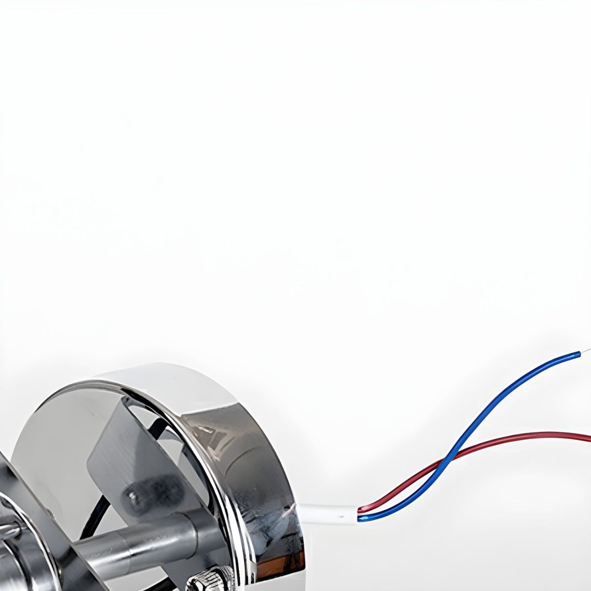 Silver Cone Shape Semi-Flush Mount LED Ceiling Light with Warm Ambient Lighting