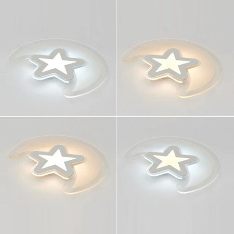 Creative Flushmount Ceiling Lamp Nordic Style LED Flush Mount Lighting for Bedroom