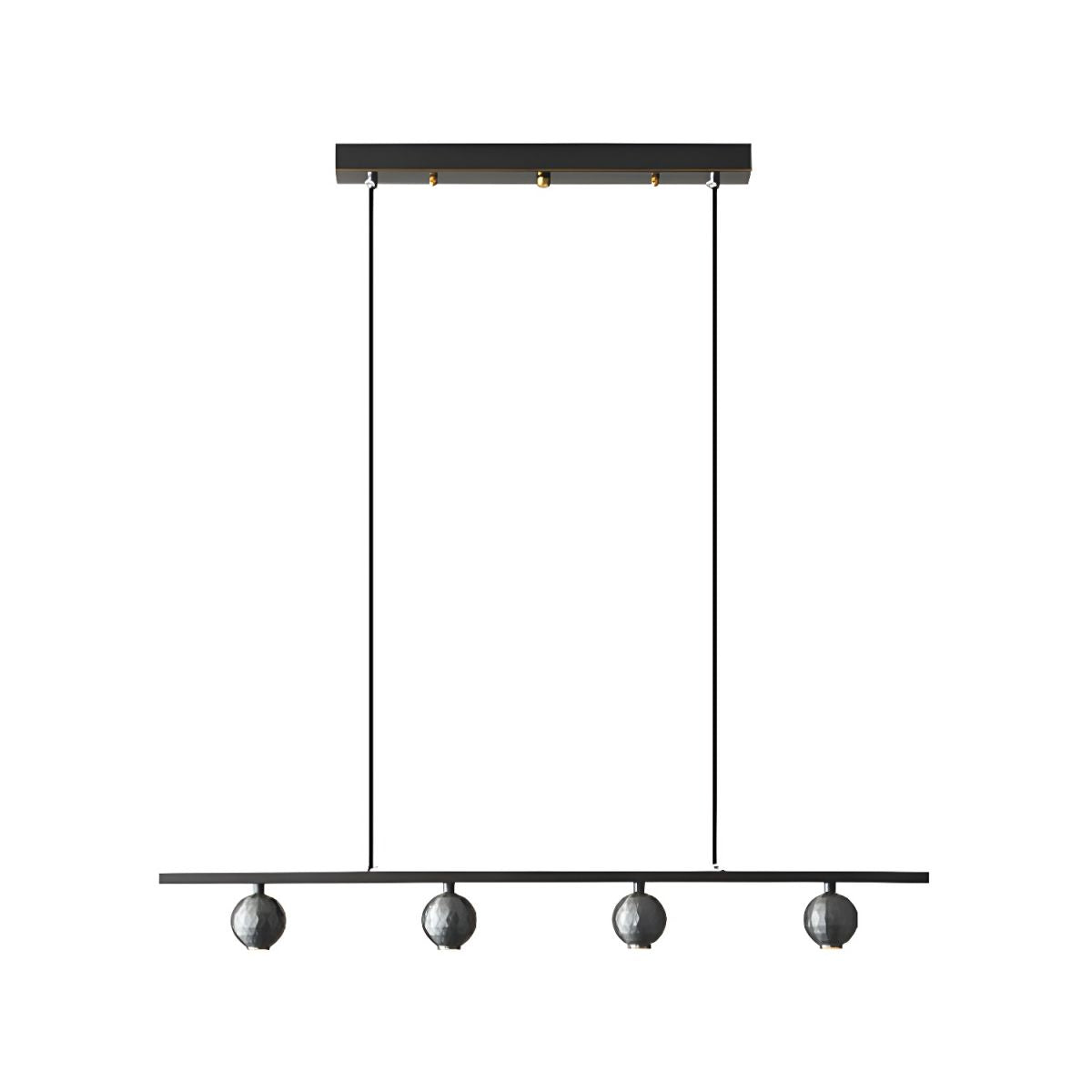 Modern LED Island Light with 4 Lights Globe Shape Adjustable Hanging Length