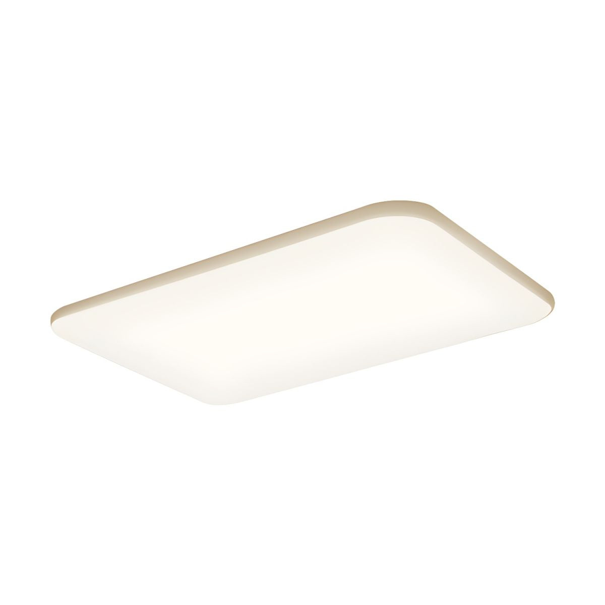 LED Flush Mount Ceiling Light in White with Acrylic Shade Modern Style