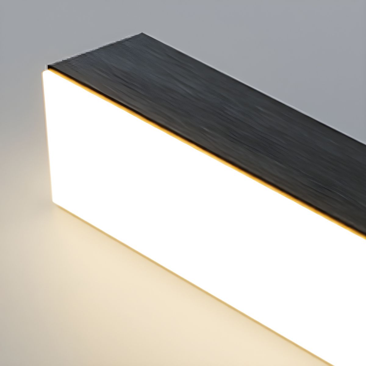 Modern LED Island Light with 1 Tiers and Rectangular Acrylic Shade for Residential Use