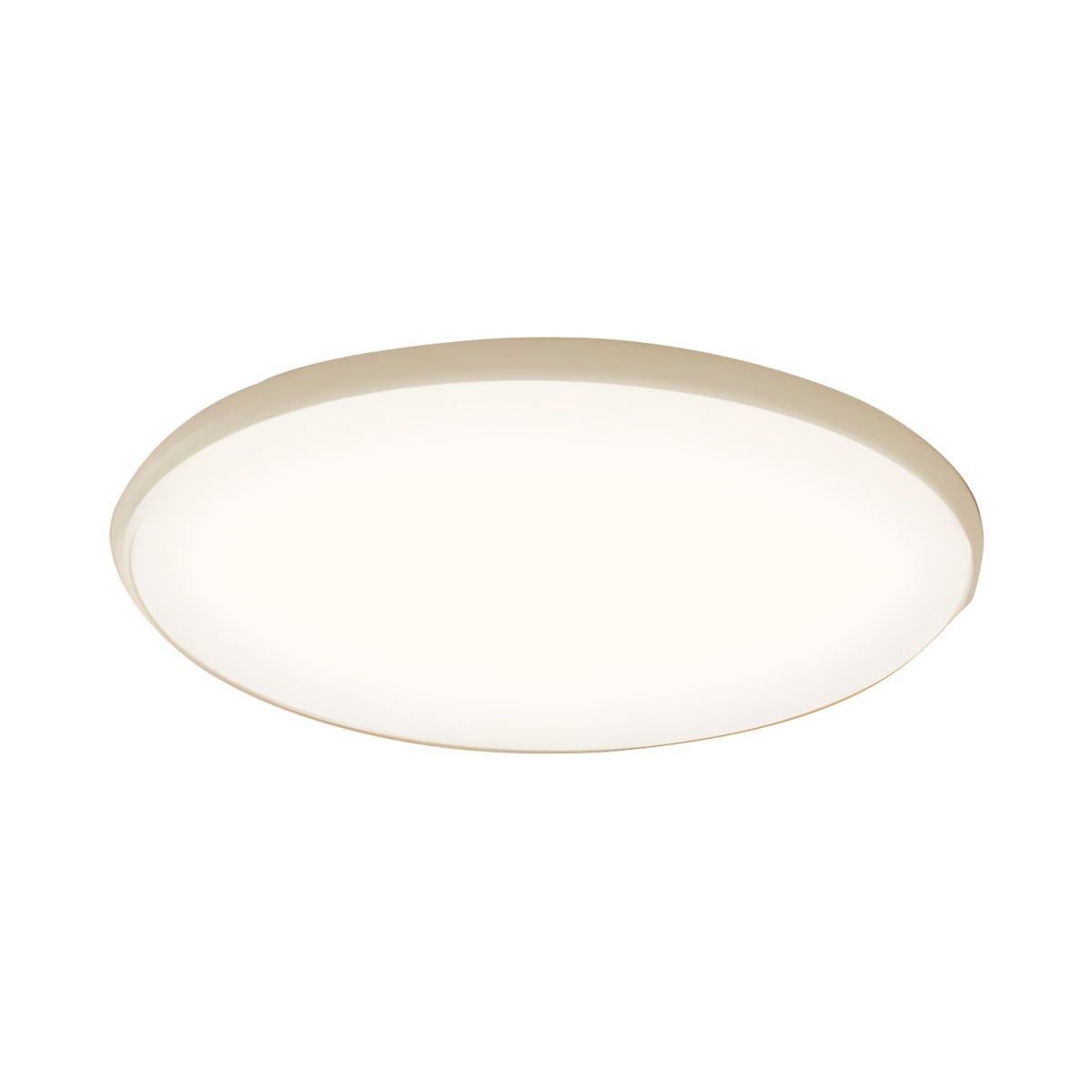LED Flush Mount Ceiling Light in White with Acrylic Shade Modern Style