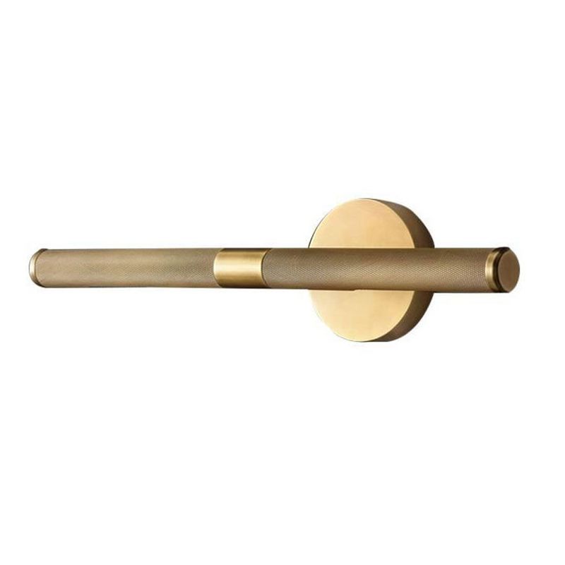 Modern Simple Metal Vanity Light Cylinder Shape 2-Lights for Shower Room