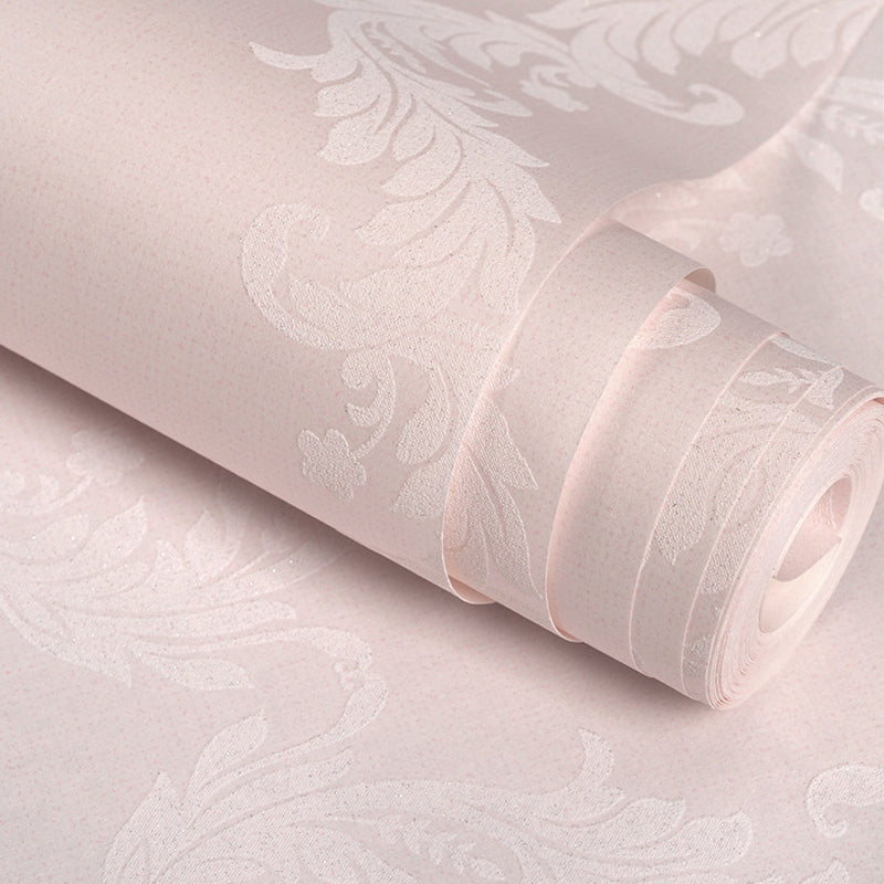 Flower Light-Color Wall Art Trellis Pattern Moisture Resistant Wallpaper Roll for Accent Wall Clearhalo 'Vintage wall decor' 'Vintage' 'Wallpaper' Wall Decor' 1203009